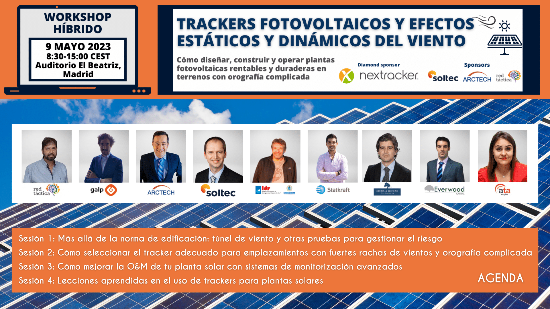 WORKSHOP Trackers fotovoltaicos y efectos estáticos y dinámicos del